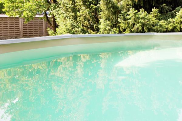 Steinbach Stahlwandpool Set Nuovo de Luxe II Ø 360 x 120 cm Innenfolie sand 012141SA